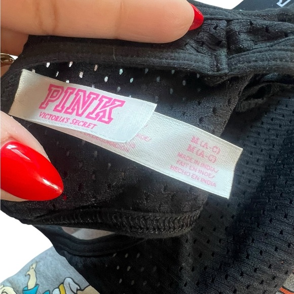 Victoria’s Secret PINK Sports Bra – Peekaboo Design – Size Medium (A-C) – Good C - Picture 8 of 9